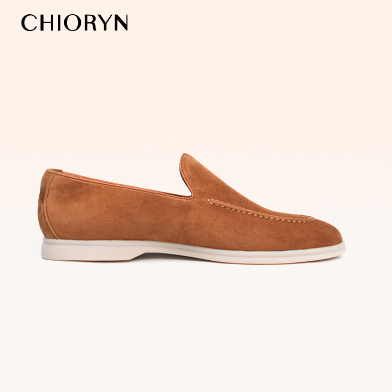 【 Little Sheepskin 】chioryn Qingrun LP Men's soft-soled casual leather shoes with loafers on one foot summerwalk thumbnail 4