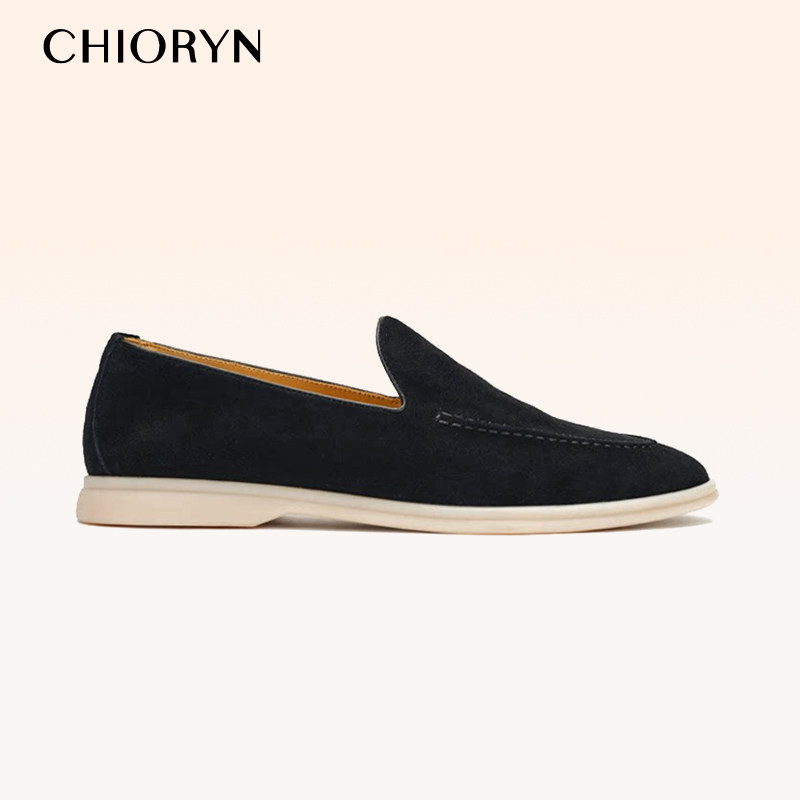【 Little Sheepskin 】chioryn Qingrun LP Men's soft-soled casual leather shoes with loafers on one foot summerwalk thumbnail 5