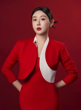 LADYPOWER2024早春红色小天鹅上衣/红色百搭鱼尾裙 52510A 52430V