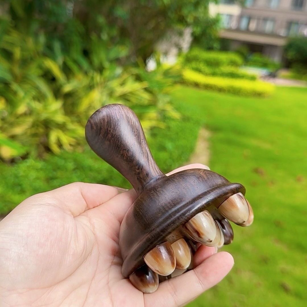 牛角带脉经络刷按摩刷肚子神揉腹部器疏通肝胆腿燃全身通用脂筋络