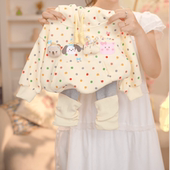 网红婴儿童宝宝连帽卫衣春装 女童套装 韩版 卡通休闲装 两件套 春秋款