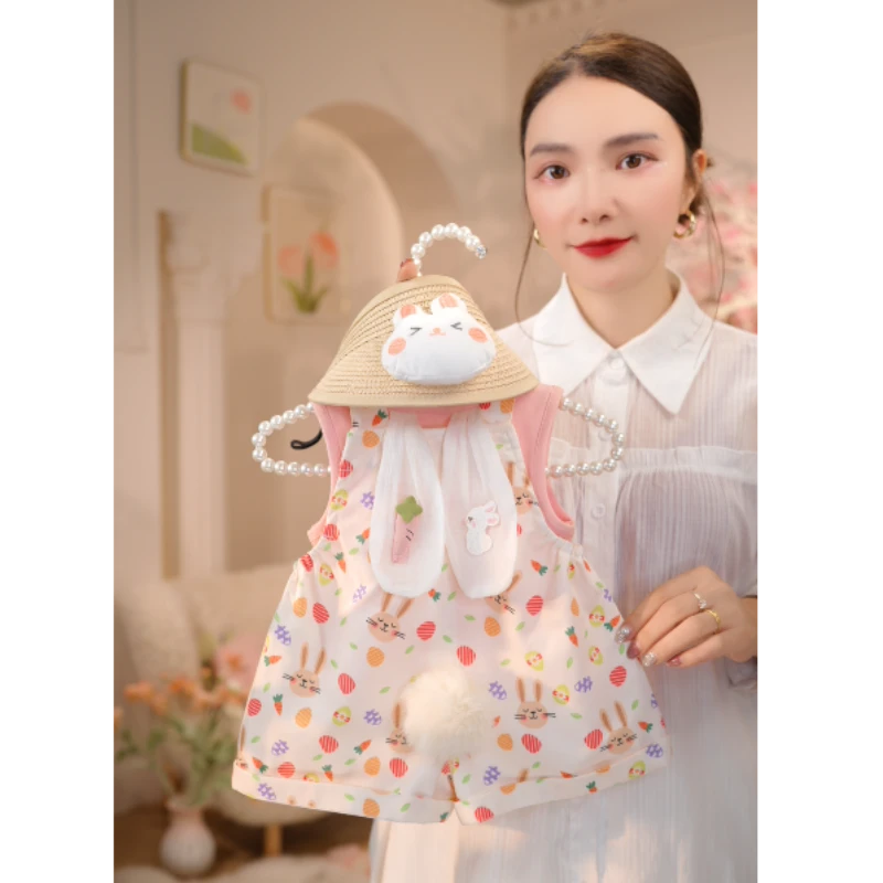 宝宝夏装套装2025新款洋气背带裤两件套纯棉小童短袖夏季女童衣服