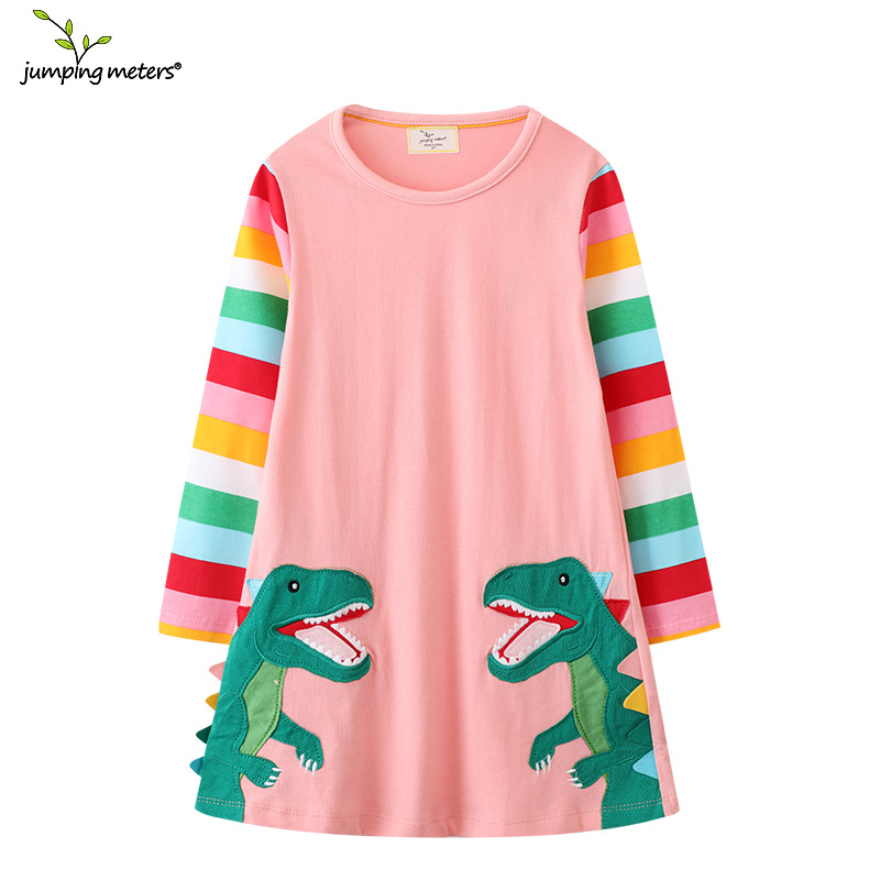 欧美女童长袖 2025新款欧美女童公主裙宝宝连衣裙春秋季童装