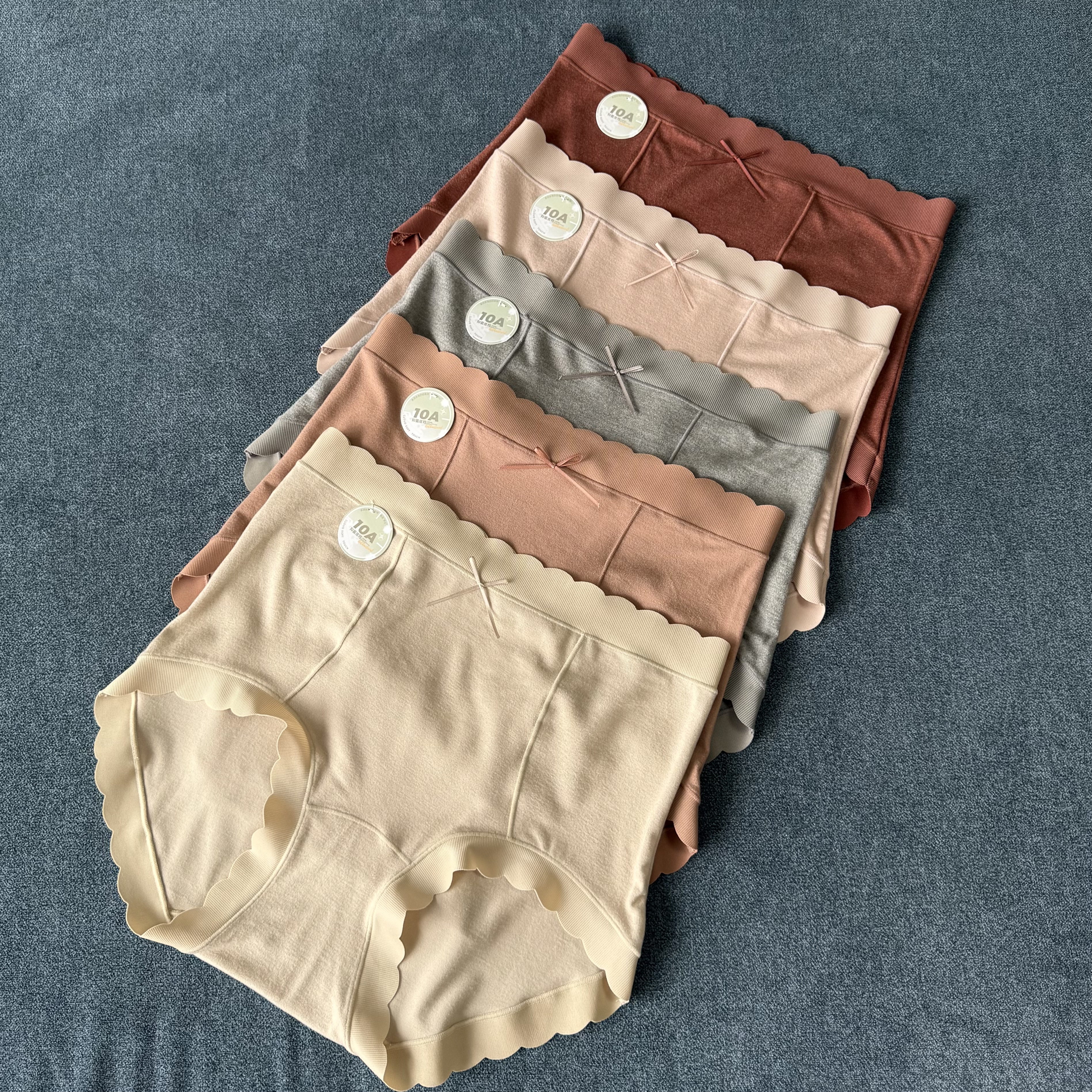 【超软乎 棉花糖质地！】云柔磨毛 暖而不燥 中高腰自发热 女内裤