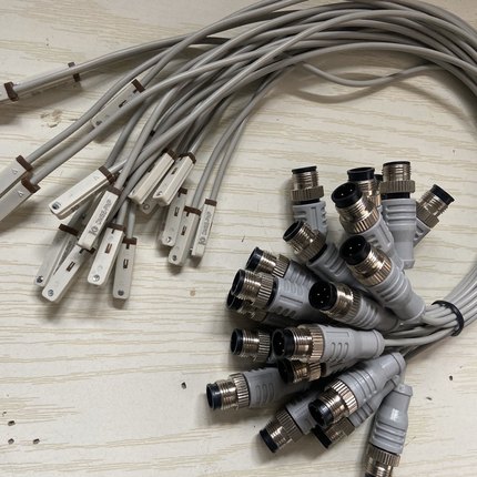 磁性感应开关DMSG DMSH DMSE-C08 NC12航空插头PC08 PC12 NC08