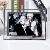 逆水寒周边水晶相框照片桌面立牌摆件送朋友精致礼物装 饰画可定制