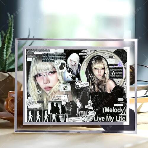 KARINA柳智敏周边水晶相框礼物