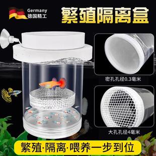 德国孵化盒孔雀鱼繁殖隔离盒凤尾斑马母鱼小鱼胎生鱼缸内产卵孵化