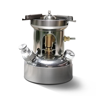 离火地丁汽化炉小巧便携做工精良自带压力表显示兼容酒精煤油燃料