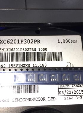 XC6201P302PR  贴片SOT-89   丝印15 Z1  全新原装
