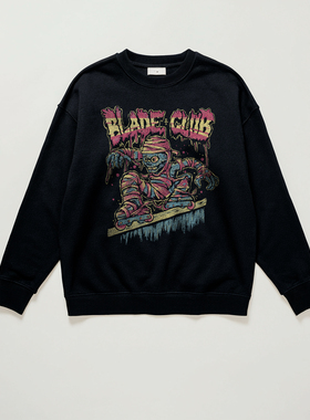 BLADE CLUB「滑行怪物」  Evil Roller No.23 轮滑运动长袖卫衣