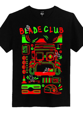 BLADE CLUB ABSTRACT 短袖T恤