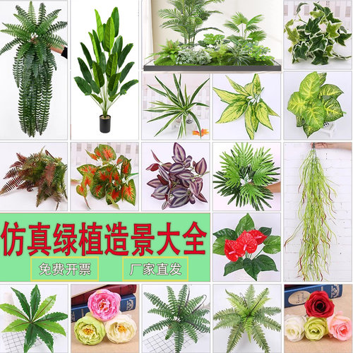 绿植仿真植物花造景装饰