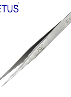 ST-10精密镊子 302不锈钢防磁防酸（110mm）镊子 钟表维修工具美