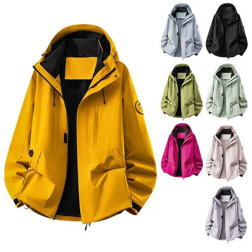 夹克Men Waterproof Hiking Jacket Women Windproof Windbreaker