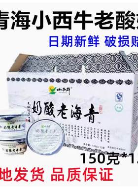 正宗老牌子小西牛青海老酸奶牛奶整箱150g碗装 原味包邮 现货先发