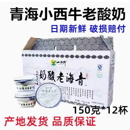 正宗老牌子小西牛青海老酸奶牛奶