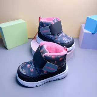 卡特兔学步鞋冬款大棉鞋雪地靴稳步鞋冬季北方棉鞋厚棉鞋女宝婴童
