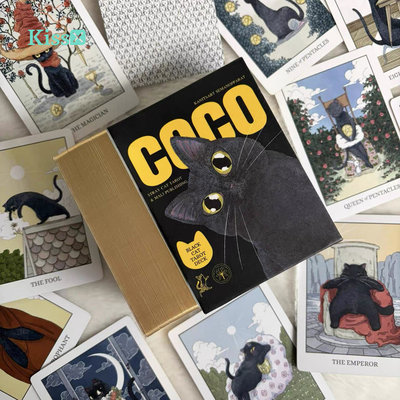 【现货】进口正版 可可黑猫塔罗牌 Coco Tarot