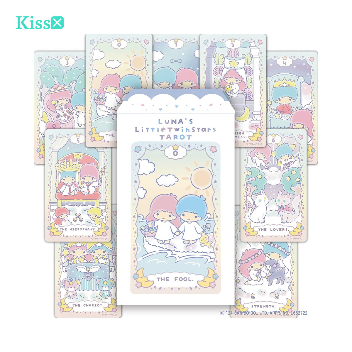 【现货】进口正版 双子星塔罗牌 Luna's Little Twin Stars Tarot