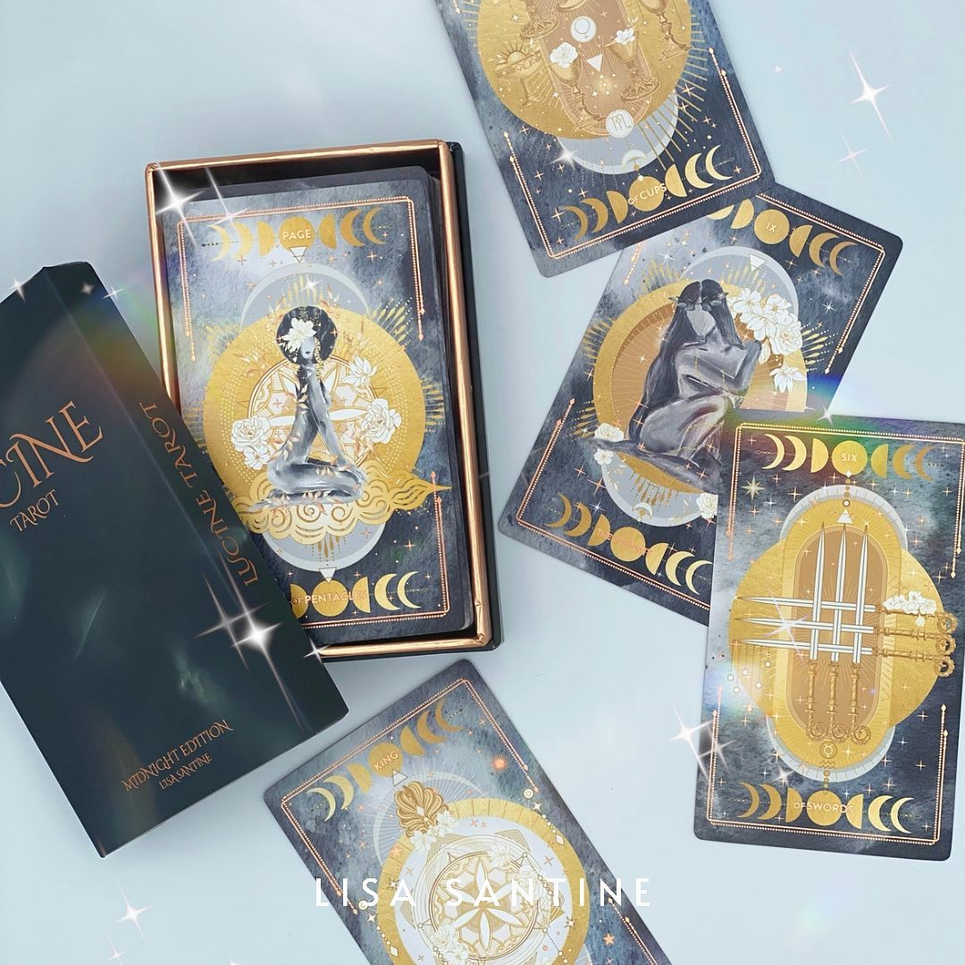【现货】进口正版 露西妮月亮塔罗牌 Lucine Tarot Midnight