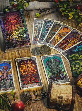 【正版现货】旧日低语克苏鲁神话卡牌塔罗牌 二次元动漫周边