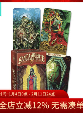 【现货】进口正版 死亡圣神卡牌 迷你版 Mini Santa Muerte Tarot