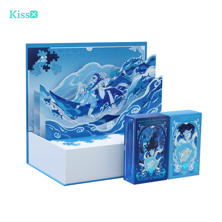 【现货】原创正版 海中月塔罗牌 Sea Moonlight Tarot 卡罗牌
