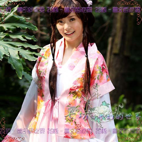 ◆七七坊◆汉服华服中国风国潮汉韵元素常服唐风半臂5色特价单品