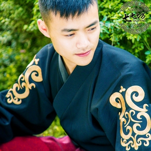 七七坊正统汉服华刺绣花纹中国风国潮男女情侣CP交领襦裙多色