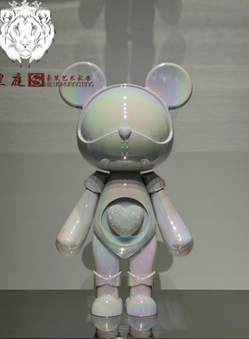 杰茜家高端原创设计星际熊进口水晶纯手工镶嵌独家限量装饰摆件