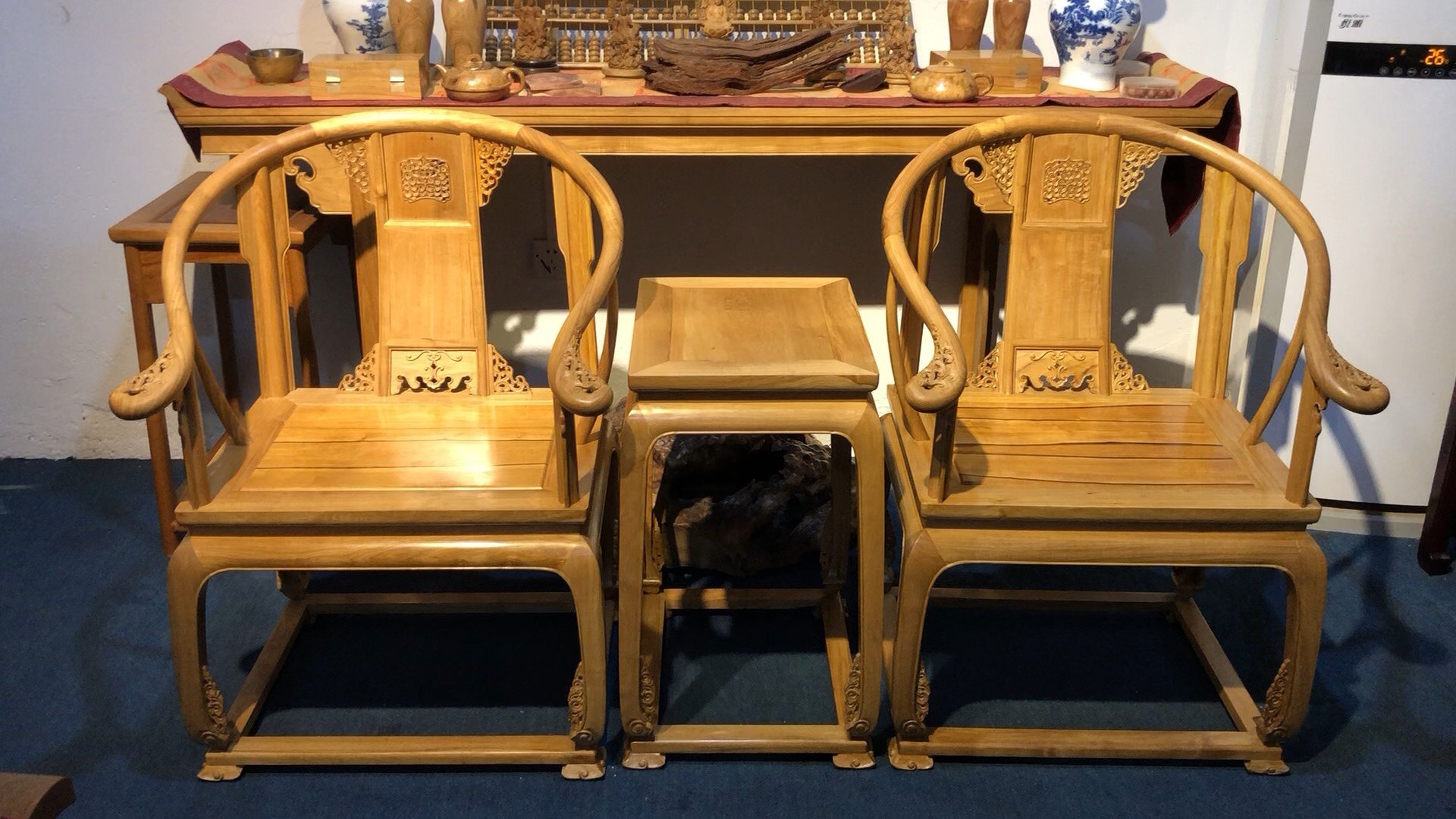 海南坡垒木精品明式家具皇宫椅/精工细作/座板两拼/椰奶香味/大气