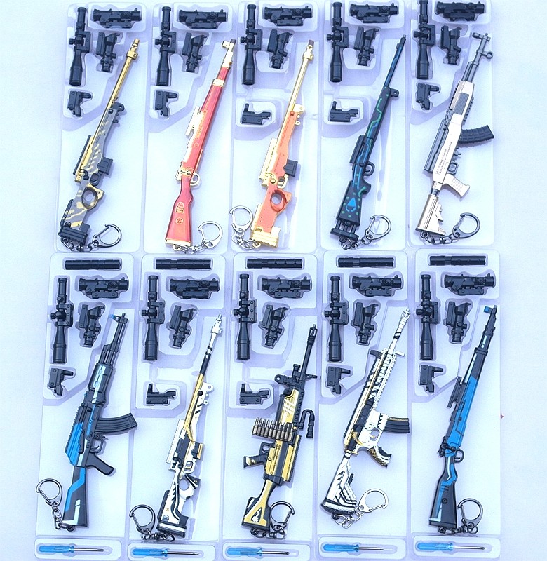 绝地黄金模型兵器钥匙扣武器