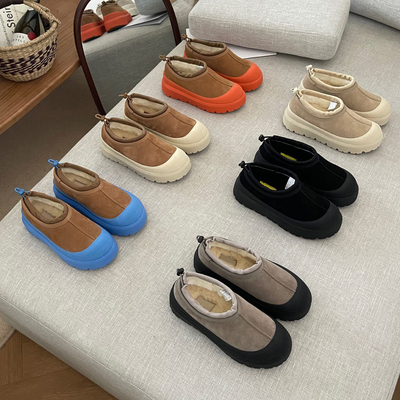 雪地靴女厚底桑坡男女同款休闲舒适简约低帮塔斯曼棉鞋女2025新款