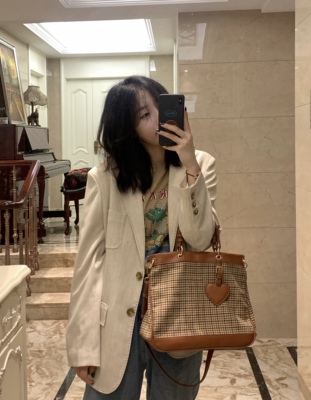 ymbhz小众复古风大容量斜挎包