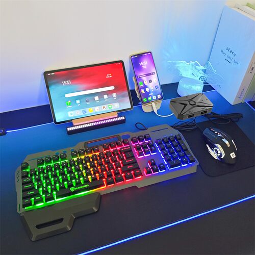 手机王座配游戏键盘鼠标三角洲逆战cf适用IQOO小米oppo一加vivo