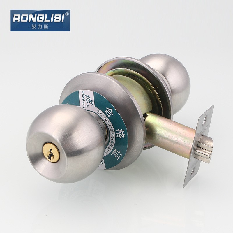 荣力斯不锈钢卫生间球锁