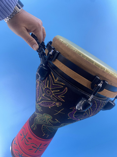 杰静品牌推广普及风暴手鼓鼓舞人生12寸可调音专业手鼓金丝鼓面