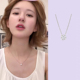 Willa｜赵露思鼻屎钻项链女2024新款 S925纯银配饰锁骨链高级感