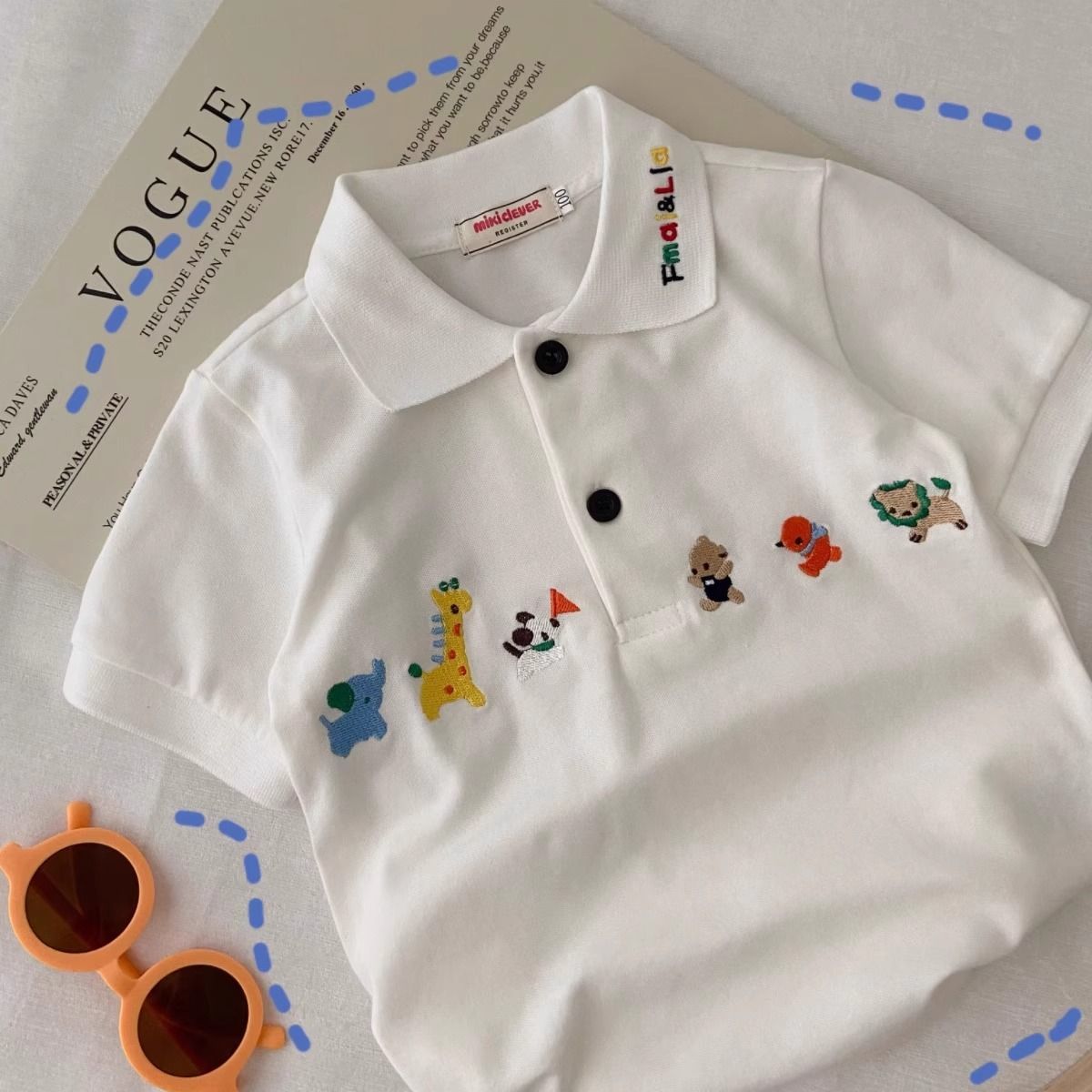 男童夏季polo衫2025新款套装