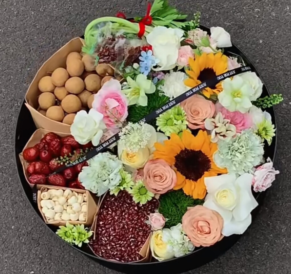 教师节谢师宴创意水果礼盒成品男鲜花速递(同城)