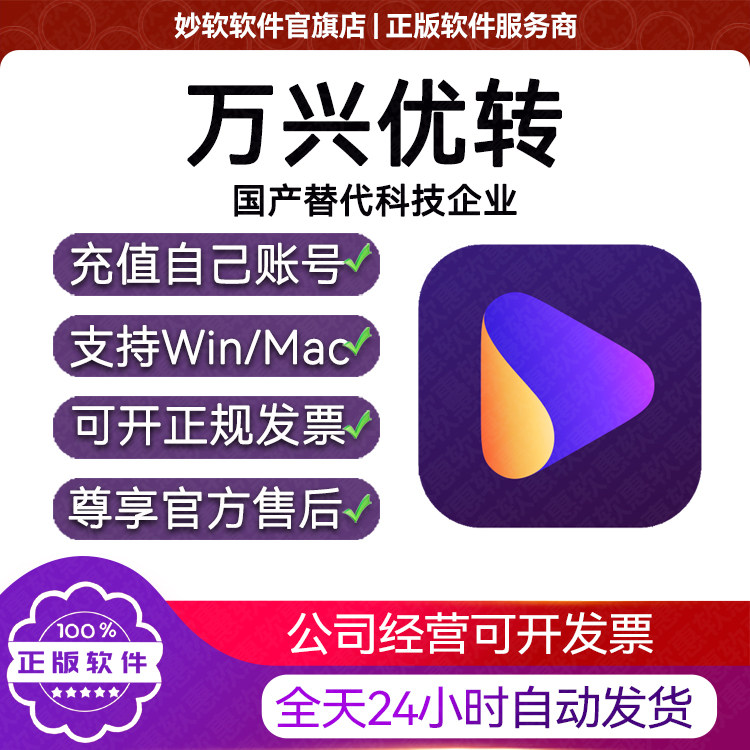 万兴优转会员视频压缩格式转换语音转文字合并录屏刻录图片Vr水印图片
