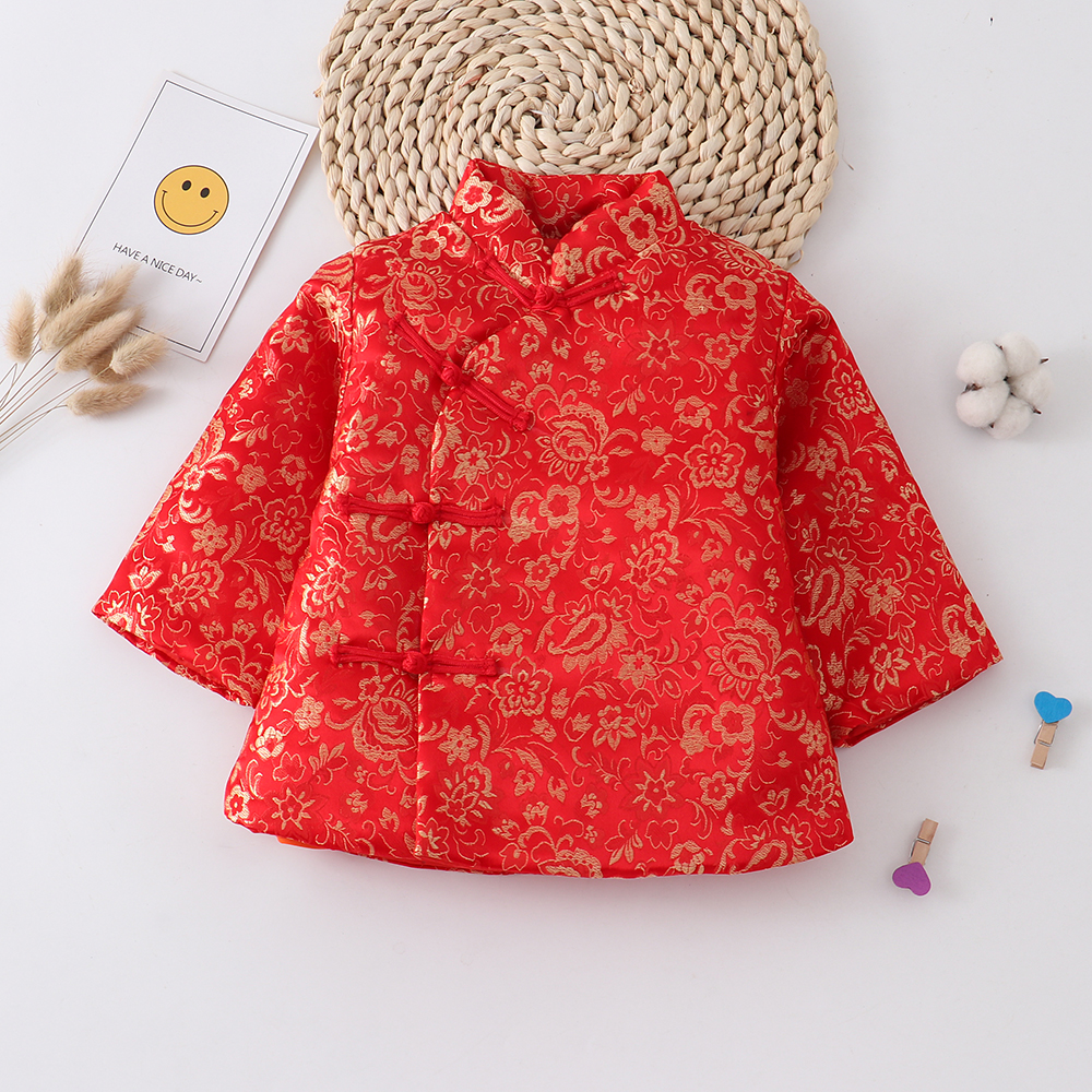 儿童中国风喜庆新年外套