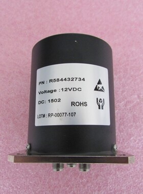 RADIALL R584432734 DC-18GHz 12V SP4T 单刀四掷 RF 同轴开关