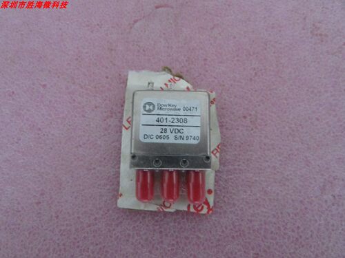 全新 Dowkey 401-2308 18GHz SPDT 28V 单刀双掷 射频 同轴开关
