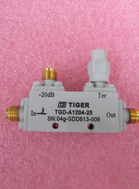 TIGER TGD-A1204-20 3-18GHz 20dB±1db 50W SMA 射频定向耦合器