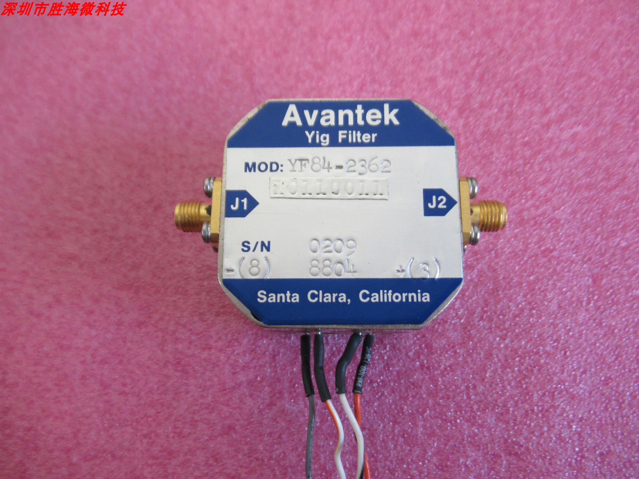 AVANTEKYIG滤波器2-20GHz