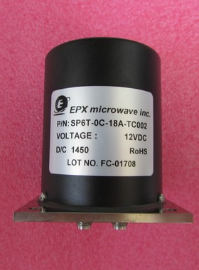 EPX进口 SP6T-0C-18A-TC002 射频同轴开关 单刀六掷微波开关 现货