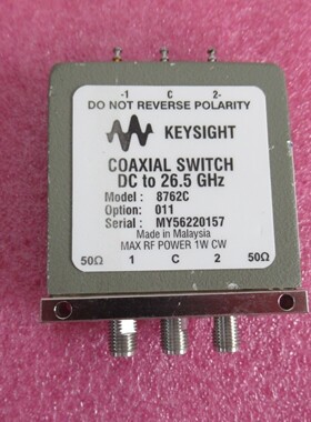 KEYSIGHT进口 8762C DC-26.5GHz SPDT 5V 单刀双掷 射频同轴开关