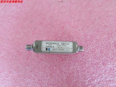 HP/Agilent 33134A 100MHz-18GHz SMA SPST PIN 射频 同轴开关